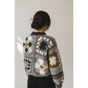 THE HORCHATA Handmade Crochet Cardigan